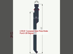 LS10.61 유럽형 프레스 브레이크 펀치 28도